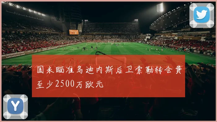 国米瞄准乌迪内斯后卫索勒转会费至少2500万欧元
